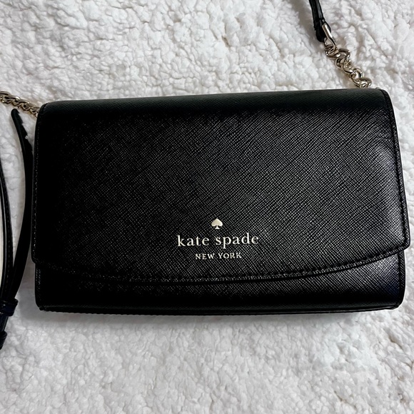 Kate Spade Small Black Purse NWOT - Picture 3 of 9